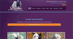 Desktop Screenshot of bristerfamilyterriers.com