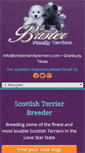 Mobile Screenshot of bristerfamilyterriers.com
